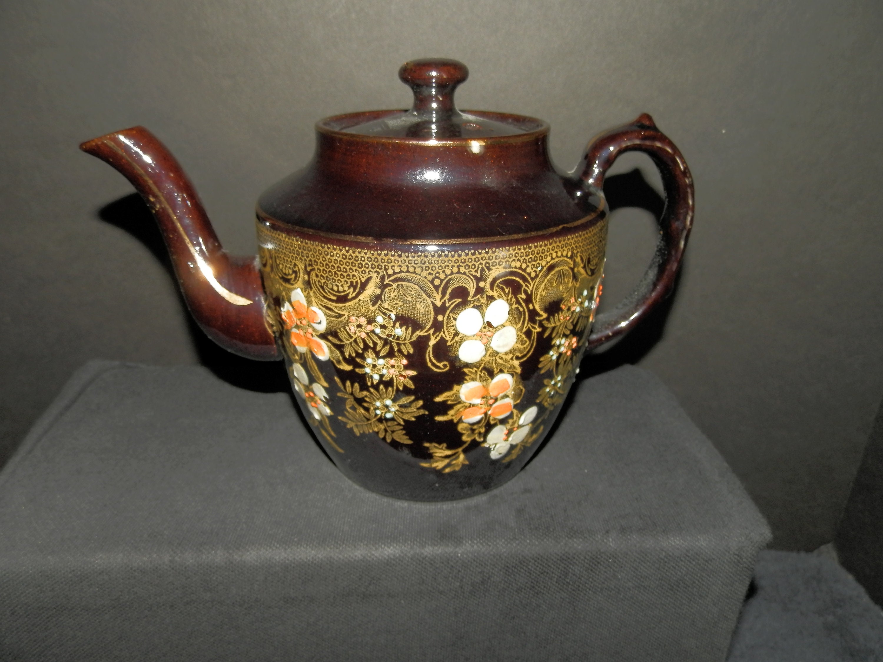 Gibson England Brown Teapot Etsy