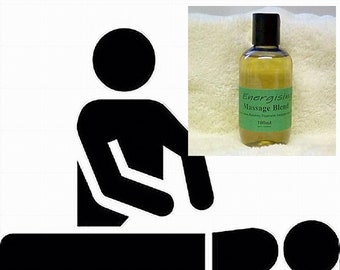 100ml, Energy Blend,Massage Bath oils,Peppermint,Lemon,Rosemary,Eucalyptus oils