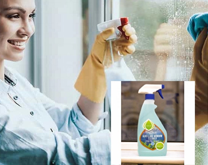 Window Cleaner, Glass.Mirror,trigger spray,Essential Oils,500ml,Natural,Orange 4 Oil Blend, White Vinegar