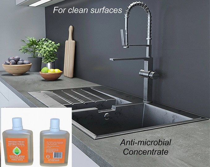 Surface Cleaner, Concentrate, 4 Essential Oils, EN BS1276, makes 500ml, Natrell