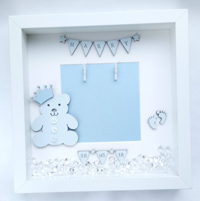 Boys Frame Baby Boy Gift Personalised Image 0