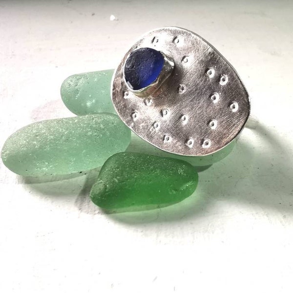 Seaglass ring