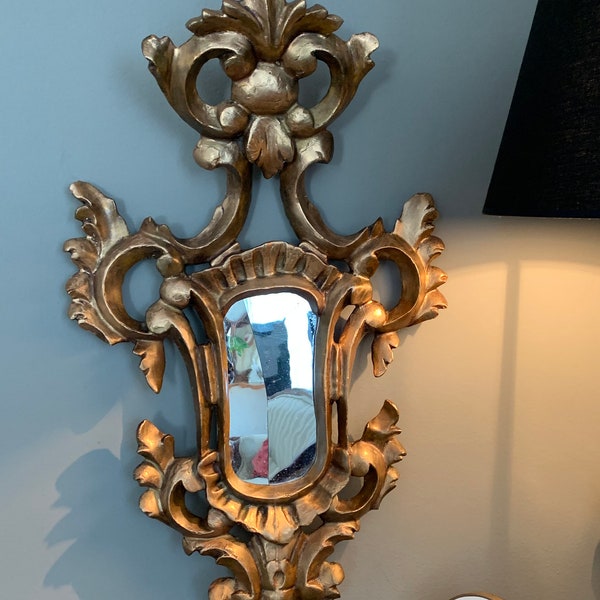 Very Antique mirror Carved Giltwood