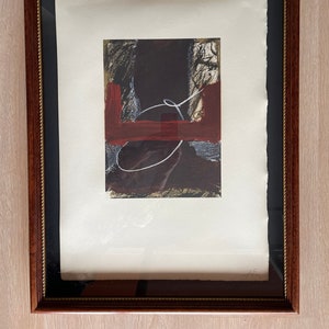 Antoni Tapies. Etching. Spain 1973. Signed and numbered.Framed. Graphic art. Design. Tàpies. graphic work. Tàpies birth centenary