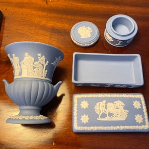 Three Wedgwood porcelain miniatures