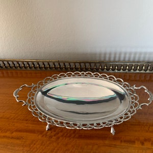 Small Spanish sterling silver tray. Spain