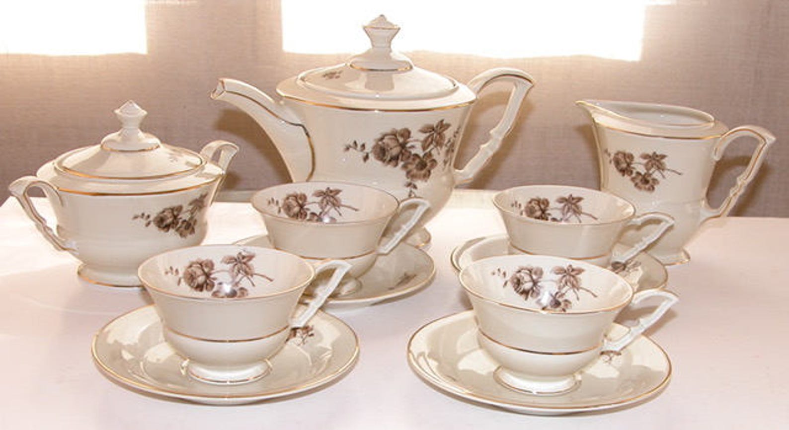 Signed and Numbered German Tea Set Etsy
