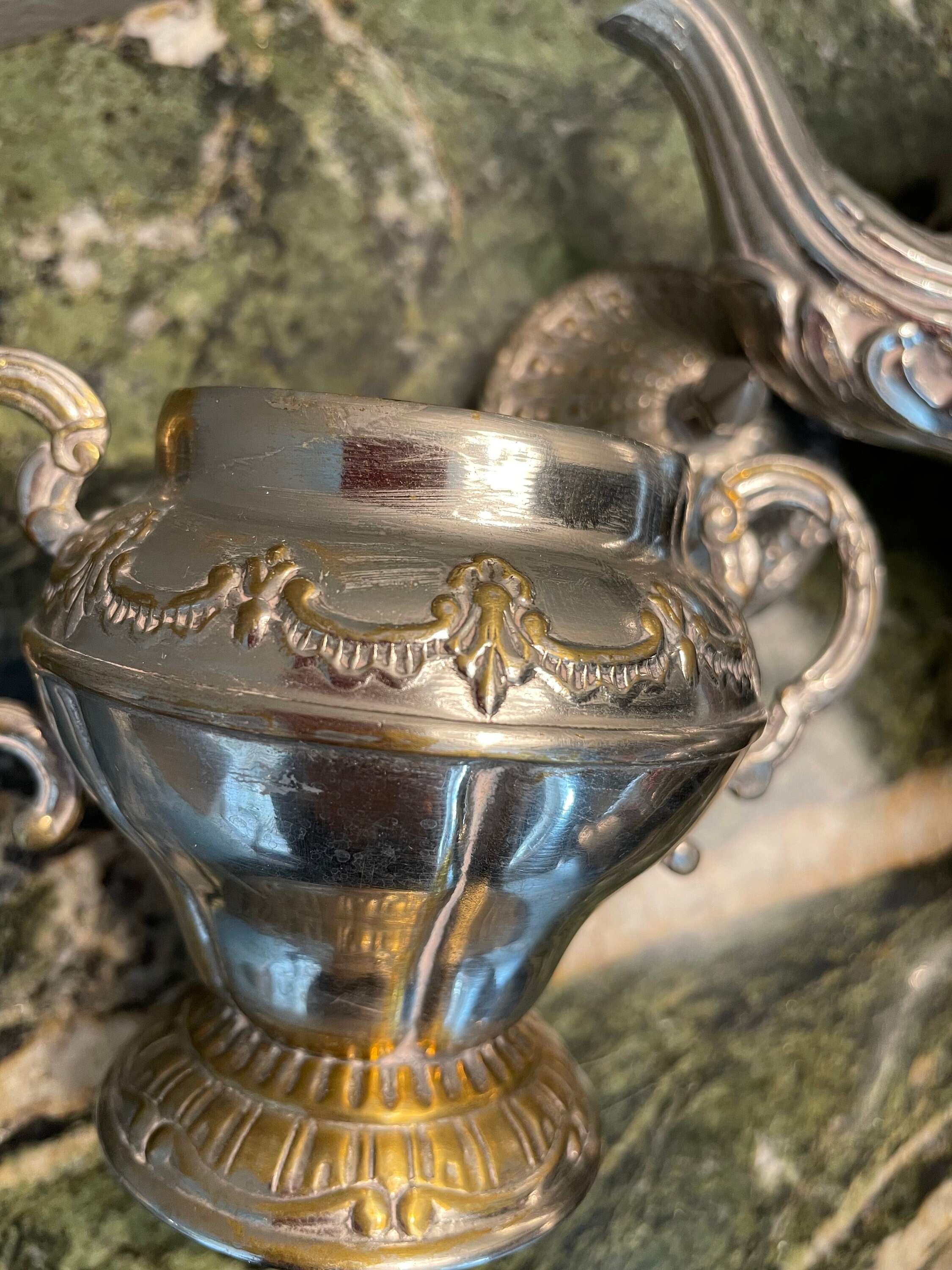Tea Set. Three Pieces in Silver-plated Metal. Vintage - Etsy