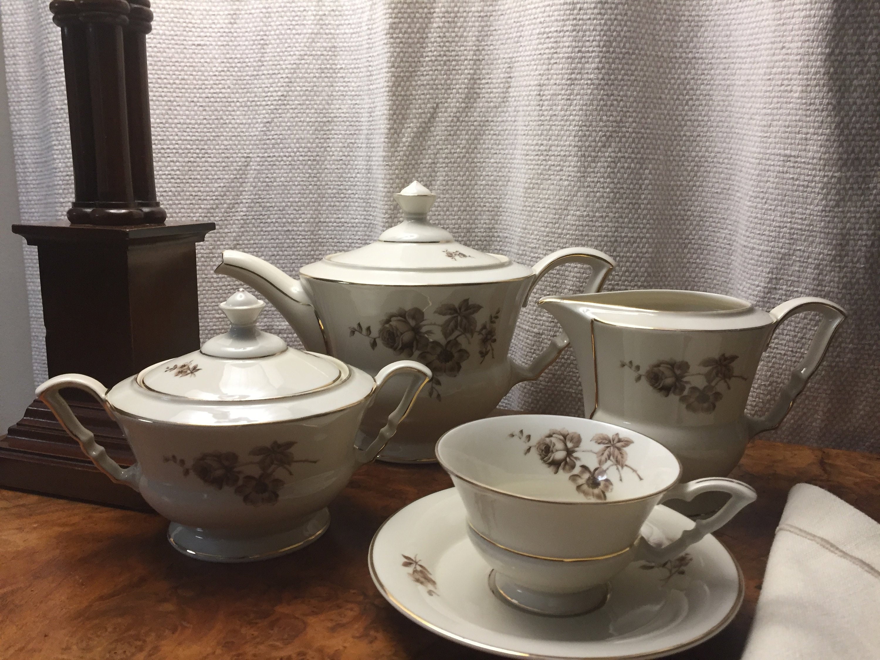 Signed and Numbered German Tea Set Etsy