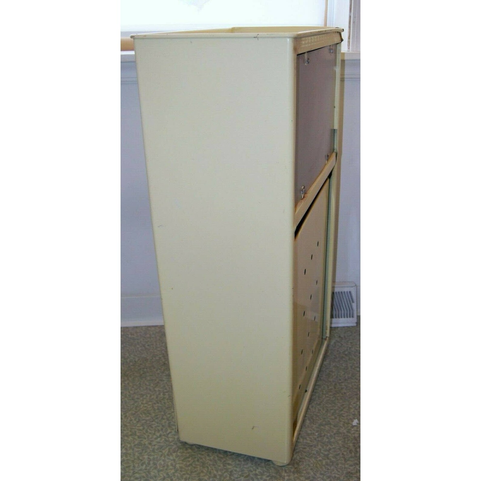 Vintage Mid Century Modern Laundry Clothes Hamper Yellow Etsy