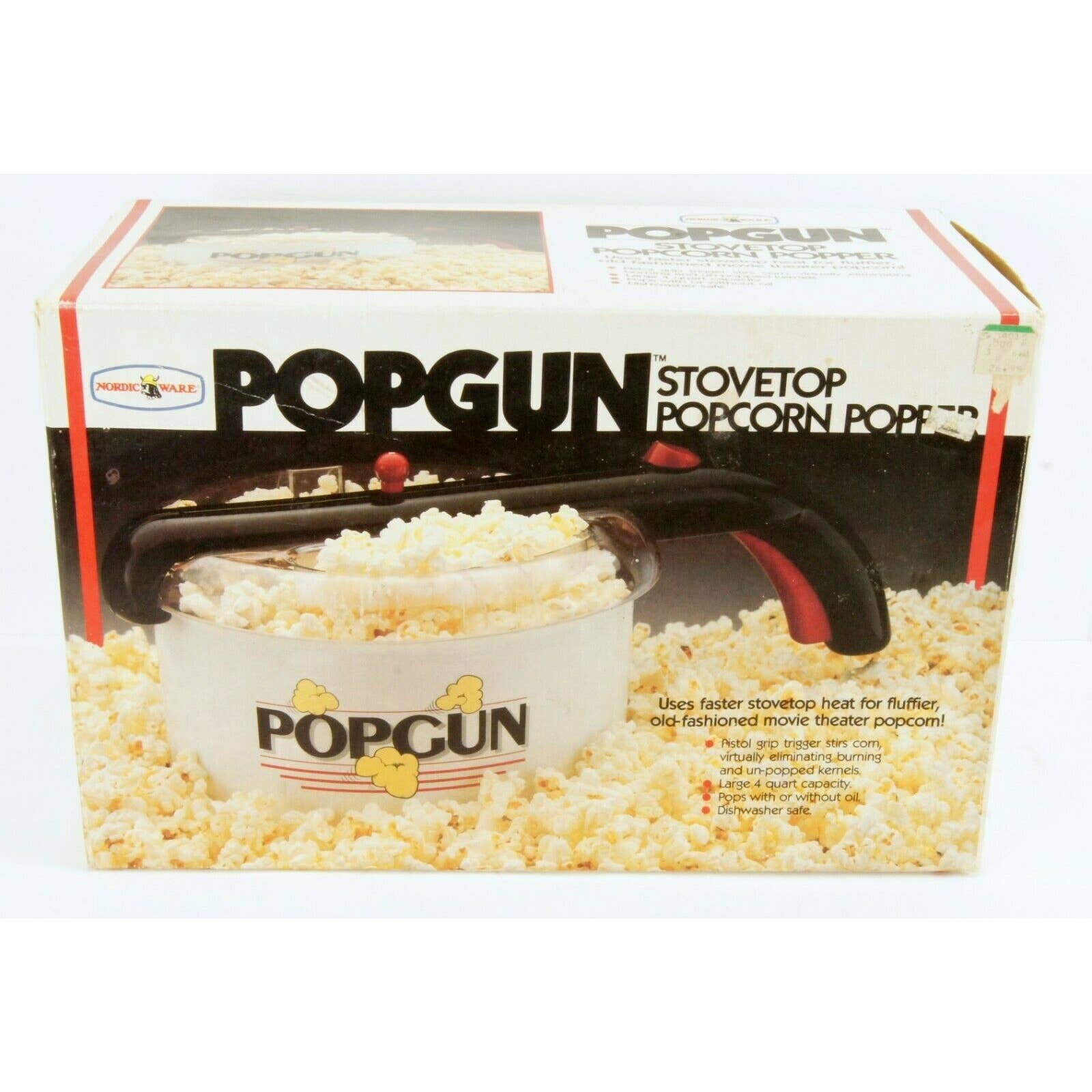Vintage Nordic Ware PopGun Stove Top Popcorn Popper Maker In Etsy