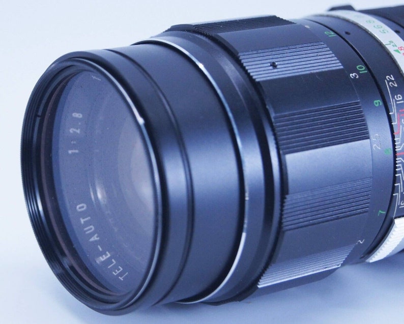 Vintage Soligor 135mm F / 2.8 TeleAuto Camera Lens Made in Japan With Caps afbeelding 5