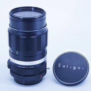 Vintage Soligor 135mm F / 2.8 TeleAuto Camera Lens Made in Japan With Caps afbeelding 4