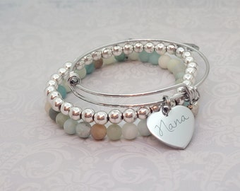 Nana bangle - nana bracelet -  nana jewelry - gift for nana - gift for grandma - mother's day gift