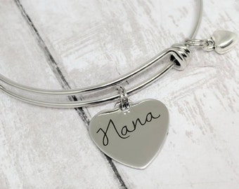 Nana bracelet - grandma bracelet -  nana jewelry - gift for nana - gift for grandma - mother's day gift