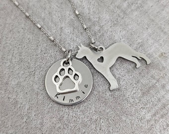 Great Dane necklace - dog mom gift - Great Dane charm necklace - dog remembrance gift - Great Dane jewelry - I love my Great Dane