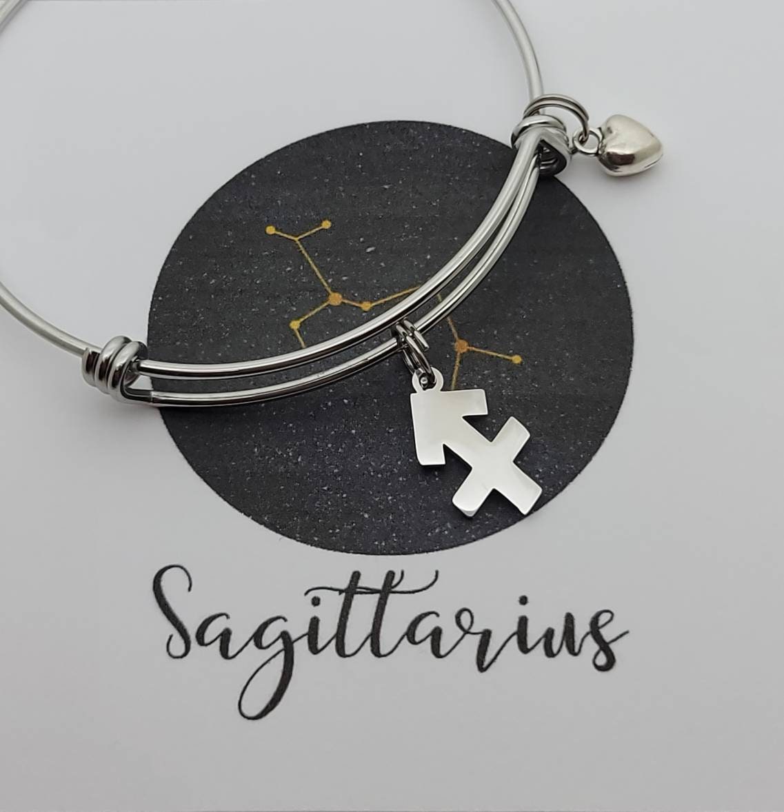 Ladies Men's Surfer Bracelet Zodiac Sign Sagittarius Green Gift Chunk Wow |  eBay