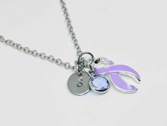 Necklace Custom Muscular Dystrophy Health Awareness Silver Chain Choose MOM OR DAD only Jewelry