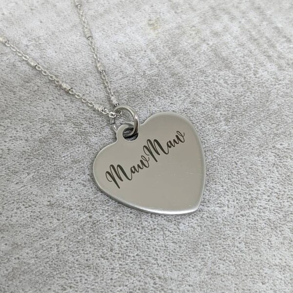 MawMaw necklace - mawmaw jewelry  - gift for mawmaw - gift for grandma - mother's day gift - Christmas gift for Mawmaw