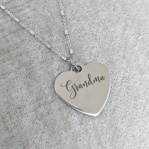 Grandma necklace  - Grandma jewelry - mother&#39;s day jewelry for grandma