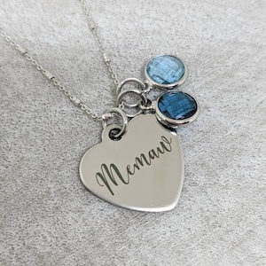 Memaw necklace - memaw jewelry  - gift for memaw - gift for grandma - mother&#39;s day gift - Christmas gift for Memaw - memaw jewelry