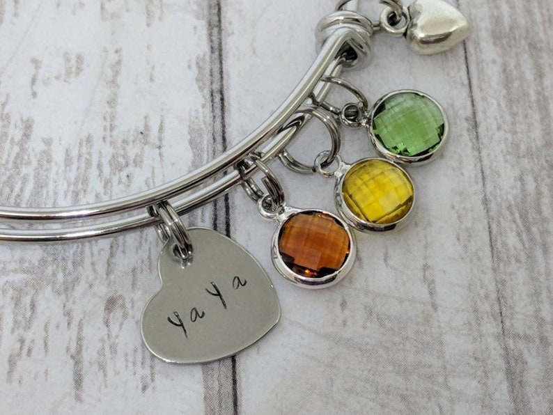 Yaya jewelry yaya birthstone bracelet yaya gift Etsy