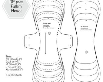 PATTERN PACK - Light, Normal and Heavy PDF Menstrual Cloth Patterns