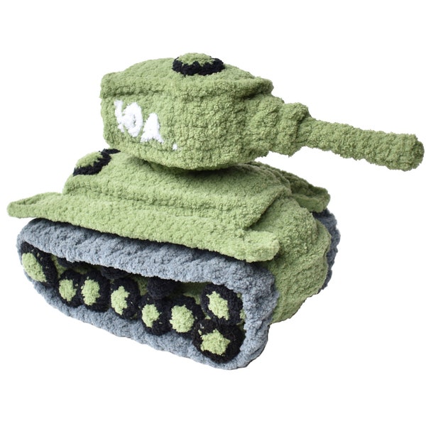 TANK personalized plush crochet toy. Soft panzer. Gift for kids, fathers day gift, World of tanks fan gift, Christmas gift.VSHandmadeLV