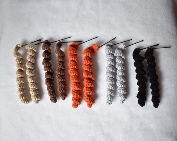 Crochet Payot Hair Pins | Jewish Side Curls Clip Set