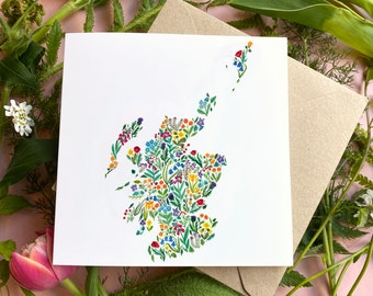 Wildflower Scotland Greeting Card