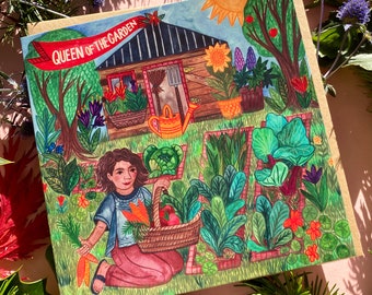 Queen of The Garden Greeting Card