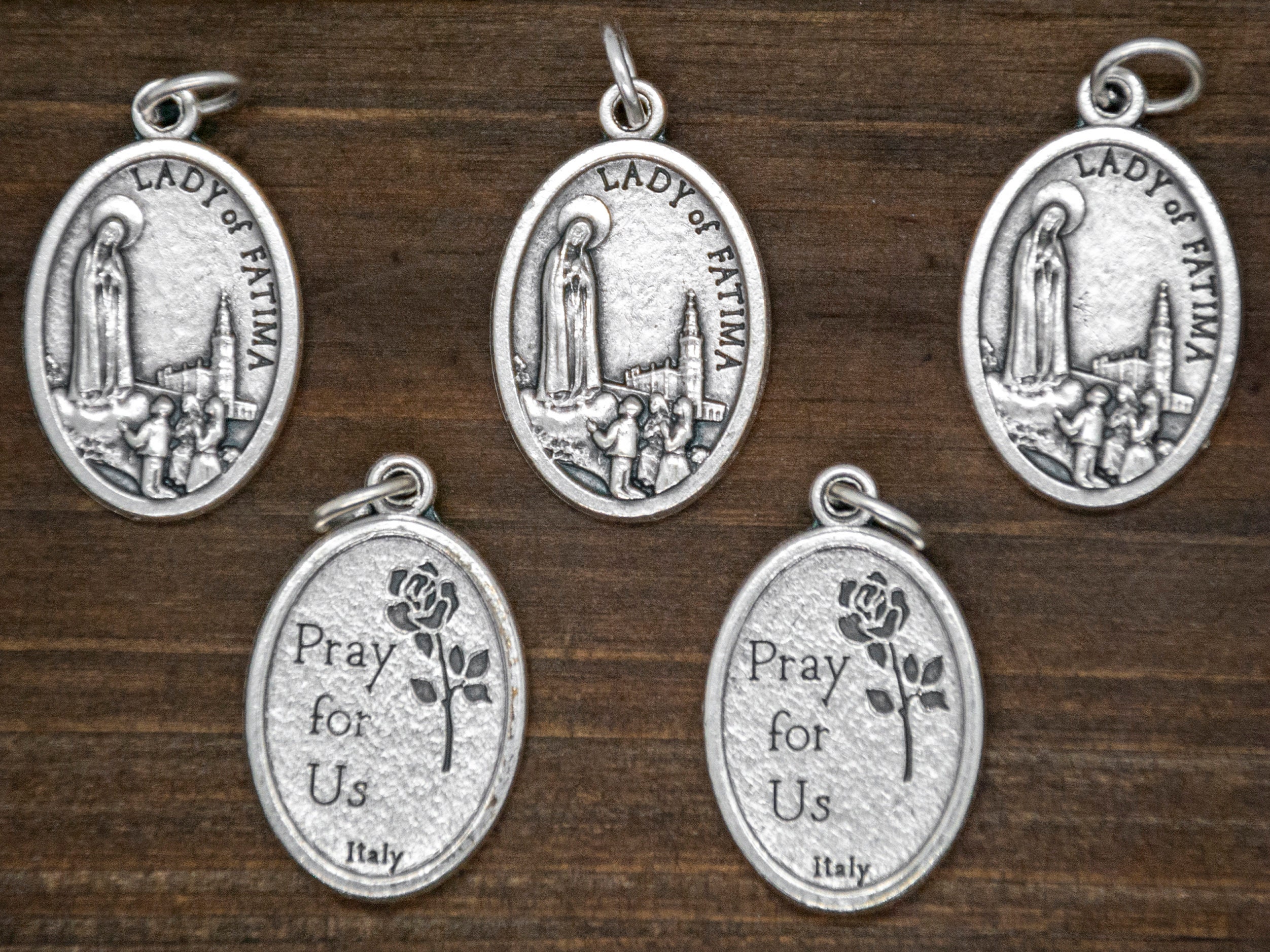 5Pack Catholic Saint Medals 1 Etsy