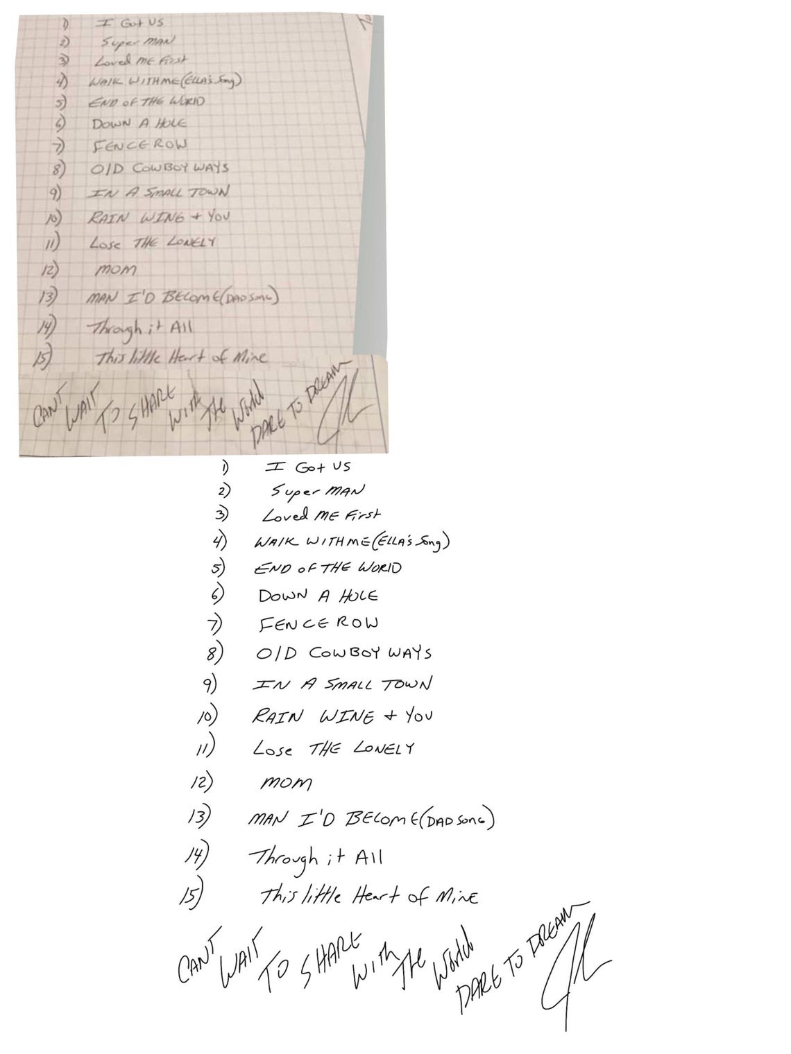 Handwriting Tracing Service, Handwriting, Handwritten Gift, Child’s ...