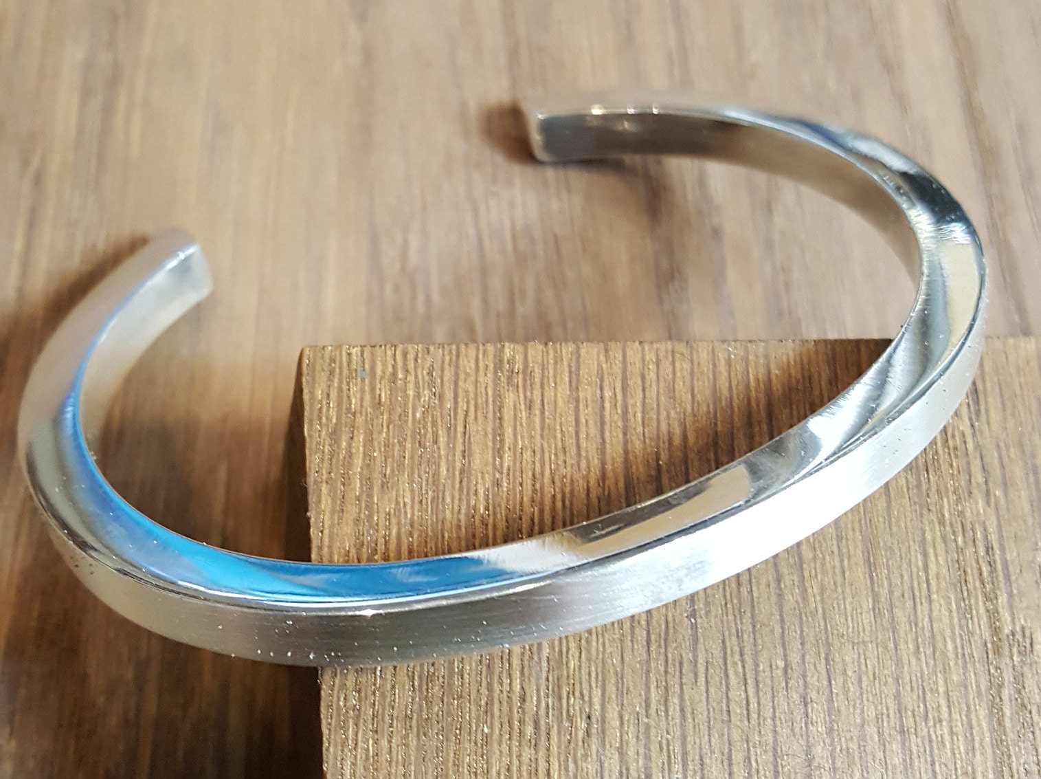 Mens heavy silver cuff best sale bracelets