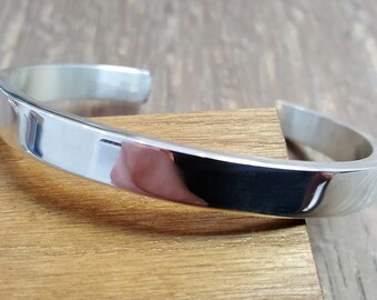 44g Mens Silver Cuff Bracelet / Silver Bracelet Men / Mens