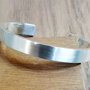 52g Mens Silver Bracelet / Mens Silver Bangle / Mens Silver Cuff / Silver Cuff Bracelet / Solid Silver Bracelet / Mens Silver Cuff Bracelet image 6