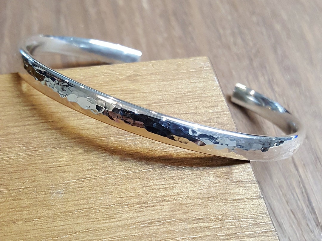 アクセサリー RRL Hammered Sterling Silver Cuff RRL - Hammered