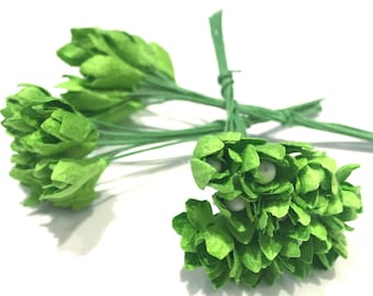 Green Mulberry Paper Statice Stat015