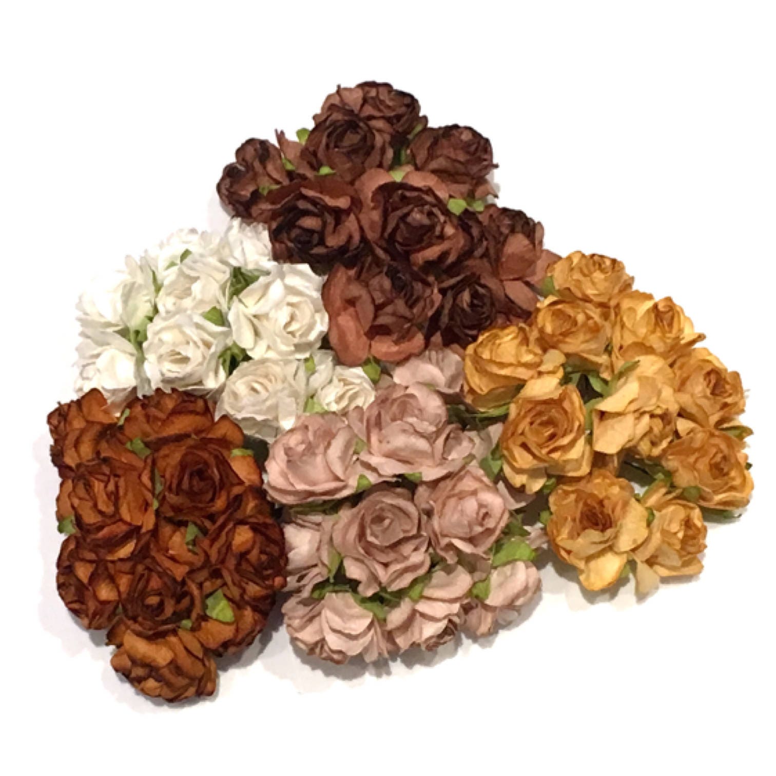 Bulk Buy Shades of Brown Classic Mulberry Paper Roses Cr051 - Etsy