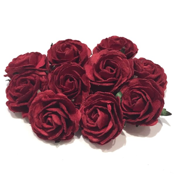 Deep Red Heritage Roses Hr004