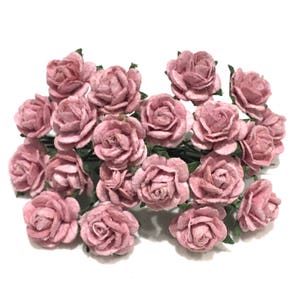 Dusky Pink Open Roses Or024