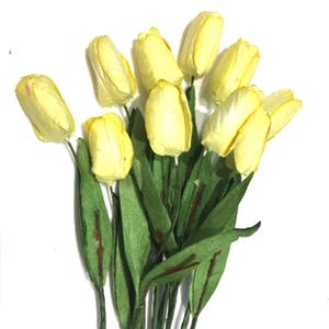 Carta di gelso Giallo tulipani Tul003