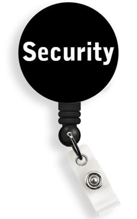 Security ID Badge Reel Alligator Clip Swivel Back Healthcare