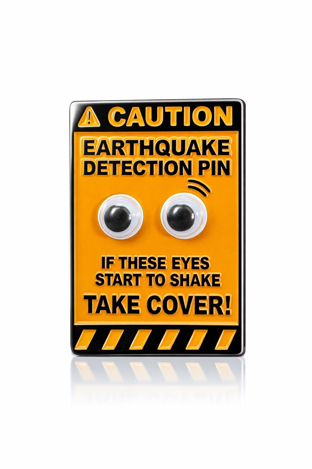 Earthquake Detection Enamel Pin | Funny Pins | Earthquake | California ...