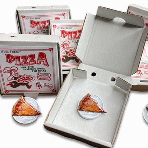 本物のピザのスライスのピン | ピザピン | ニューヨークピザ | フードピン | リアル