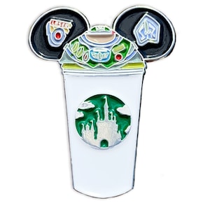 Buzz castle coffee cup pin | toy story pins | buzz pins pins | toy story 4 pins