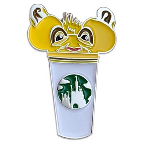 The lion king castle coffee cup pin | lion king pins | mufasa pins | nala pins | lion king accessories / timon pins | pumba pins