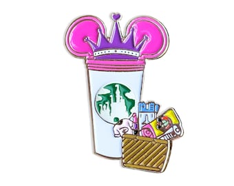 Disney fashion castle cup pin ( disney fashionista )
