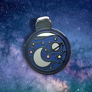 Astronomy Jar Enamel Pin | stars pin | planets pin | stars and planets | astronomy enamel pins
