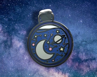 Astronomy Jar Enamel Pin | stars pin | planets pin | stars and planets | astronomy enamel pins